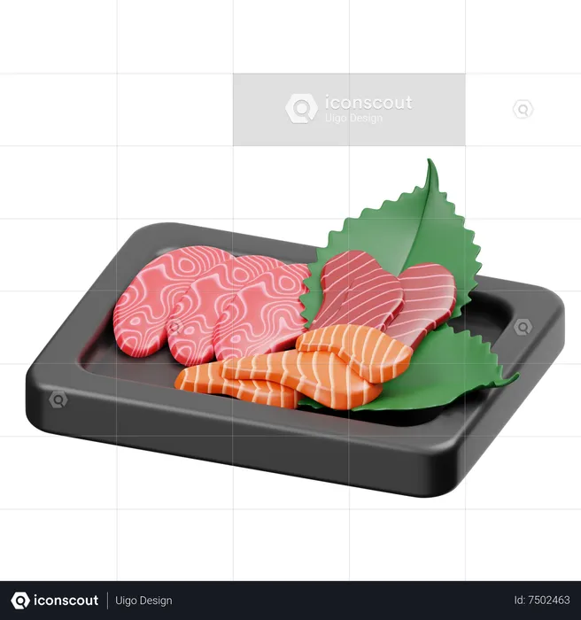 Sashimi  3D Icon