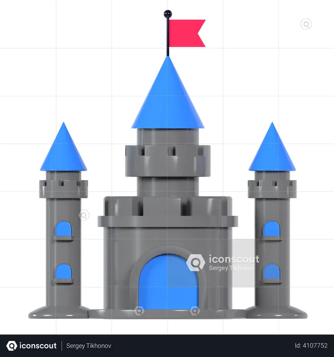 Сastle  3D Illustration