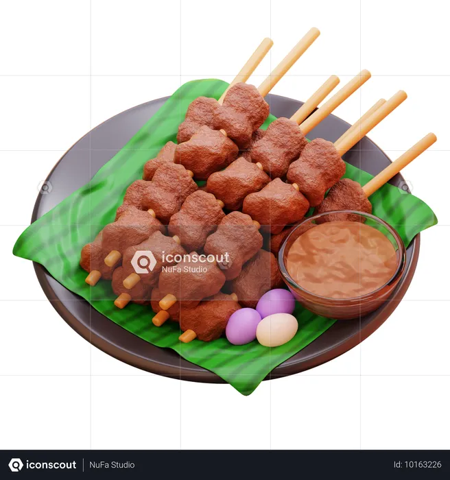 Satay  3D Icon