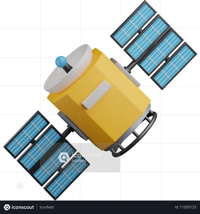 Satélite  3D Icon