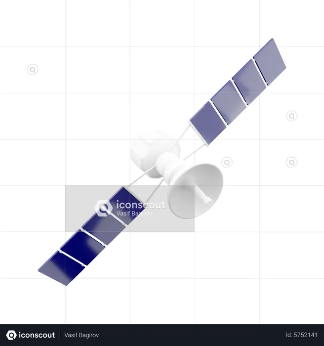 Satélite  3D Icon