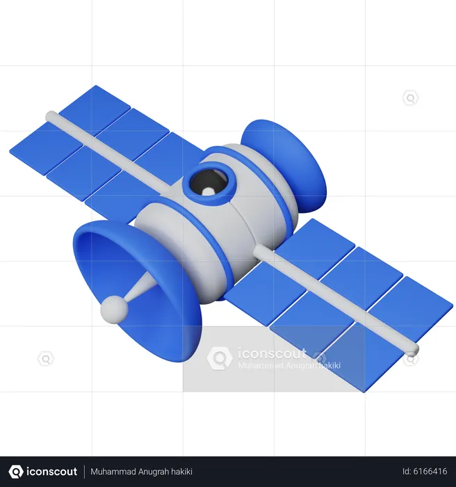 Satélite  3D Icon