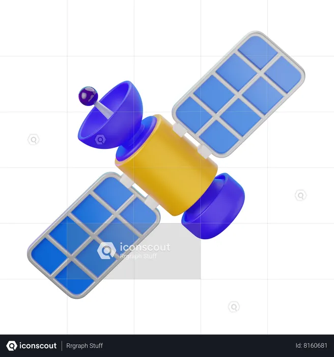 Satélite  3D Icon