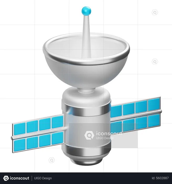 Satellit  3D Icon