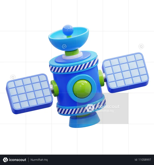 Satellite  3D Icon