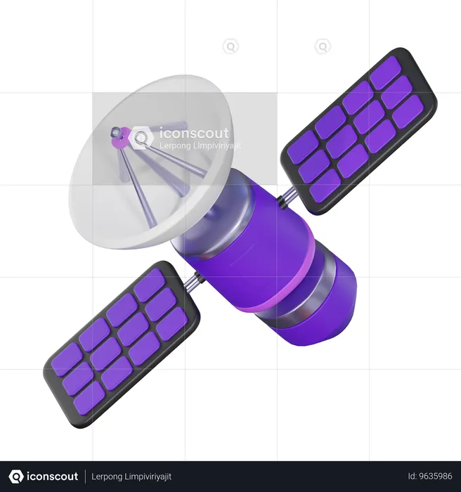 Satellite  3D Icon