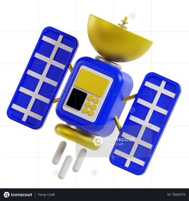 Satellite  3D Icon