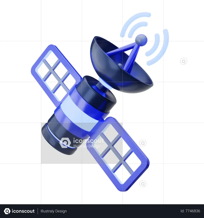 Satellite  3D Icon