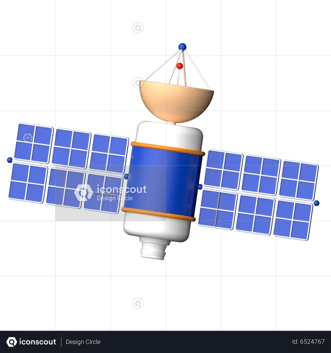 Satellite  3D Icon