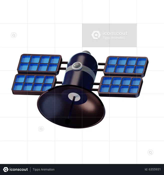 Satellite  3D Icon