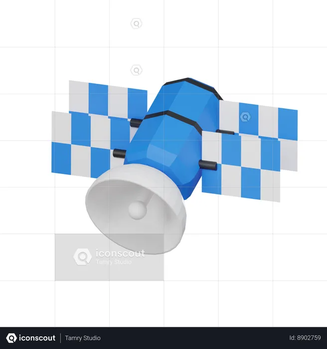 Satellite  3D Icon