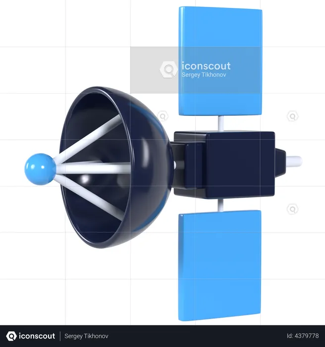 Satellite  3D Illustration