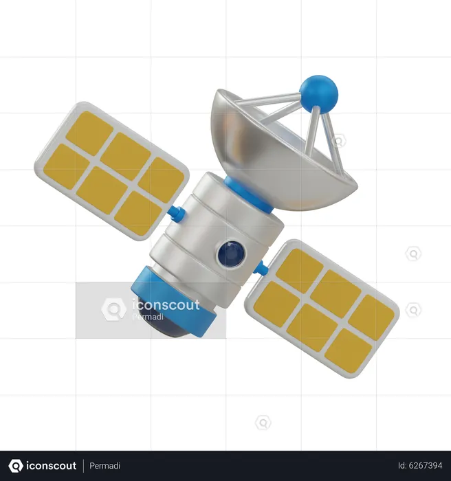 Satellite  3D Icon