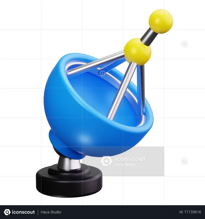 Satellitenschüssel  3D Icon