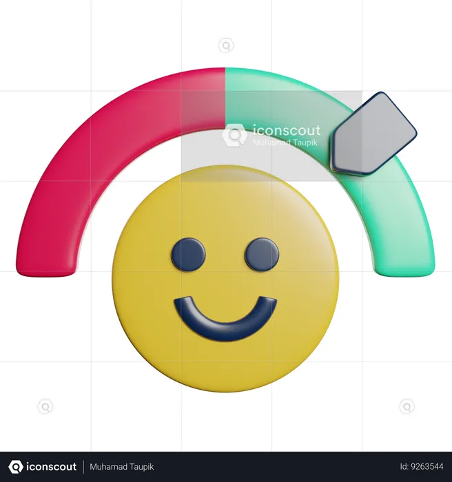 Satisfecho  3D Icon