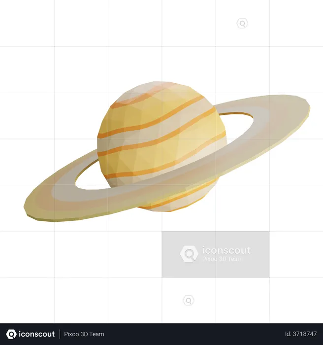 Saturn  3D Illustration