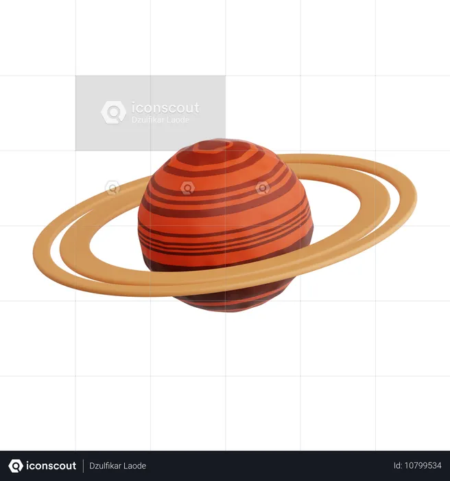 Saturno  3D Icon