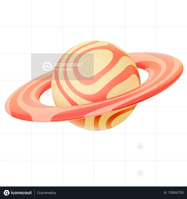 Saturno  3D Icon