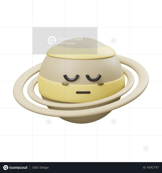 Saturno  3D Illustration