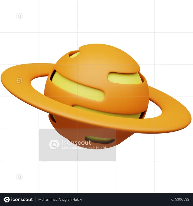 Saturno  3D Icon