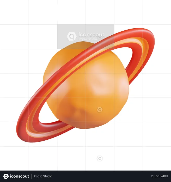 Saturno  3D Icon