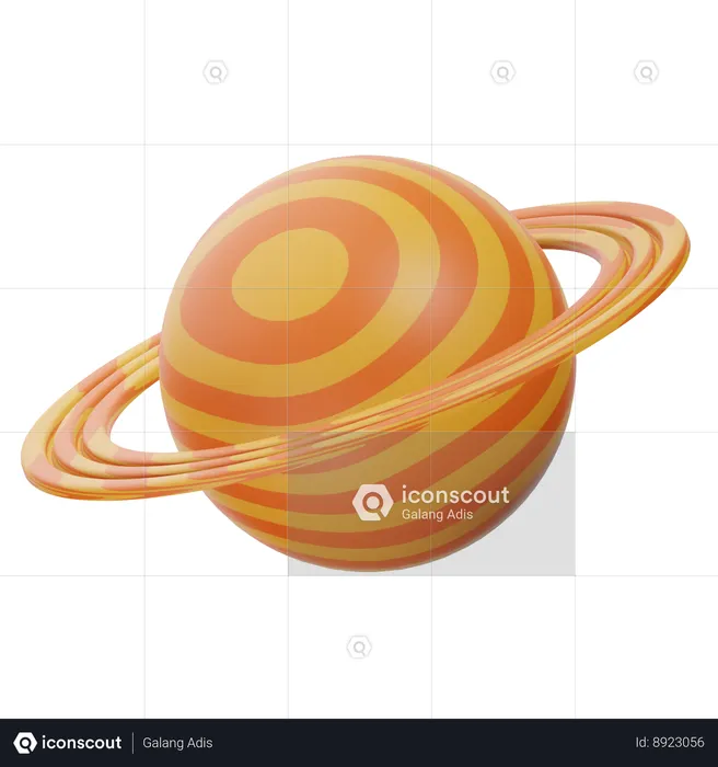 Saturnus  3D Icon