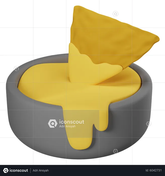 Sauce au fromage  3D Icon