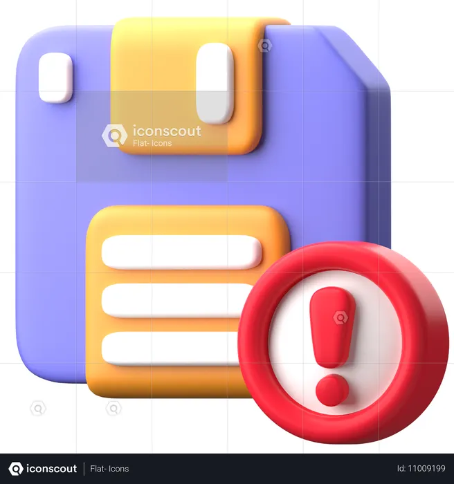 La sauvegarde a échoué  3D Icon