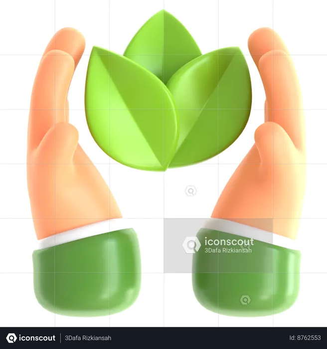 Sauver la plante  3D Icon