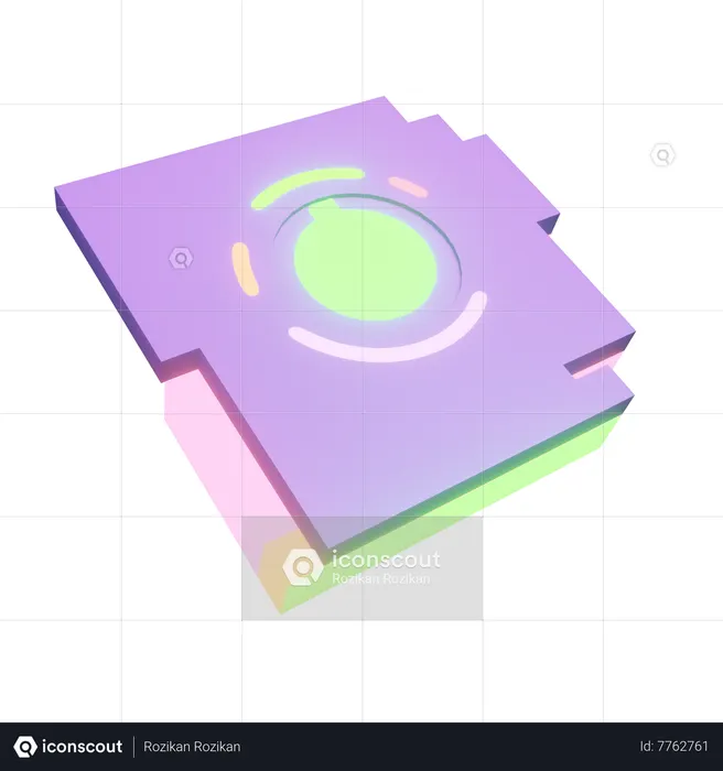 Save  3D Icon
