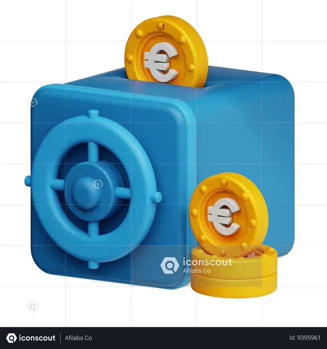 Save Box  3D Icon