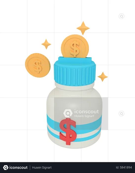 Save Cash  3D Icon