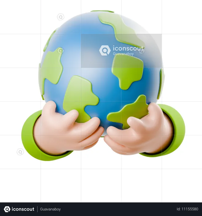 Save Earth  3D Icon