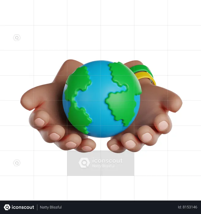 Save Earth  3D Icon