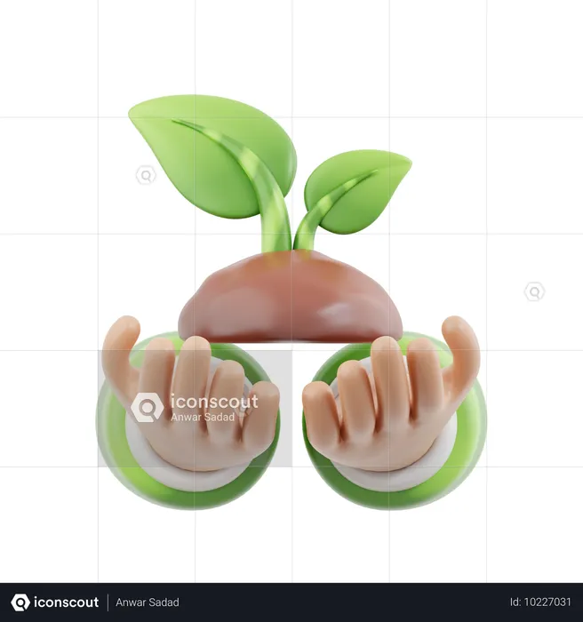 Save Ecology  3D Icon