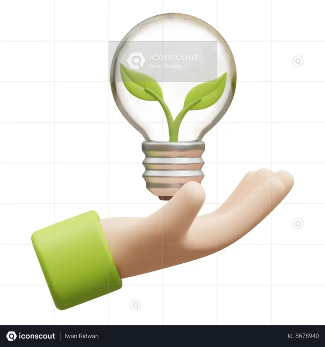 Save Energy  3D Icon