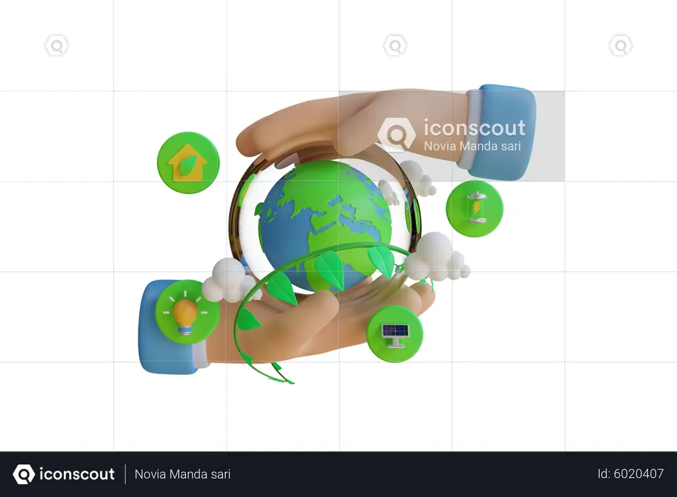 Save Environment  3D Icon
