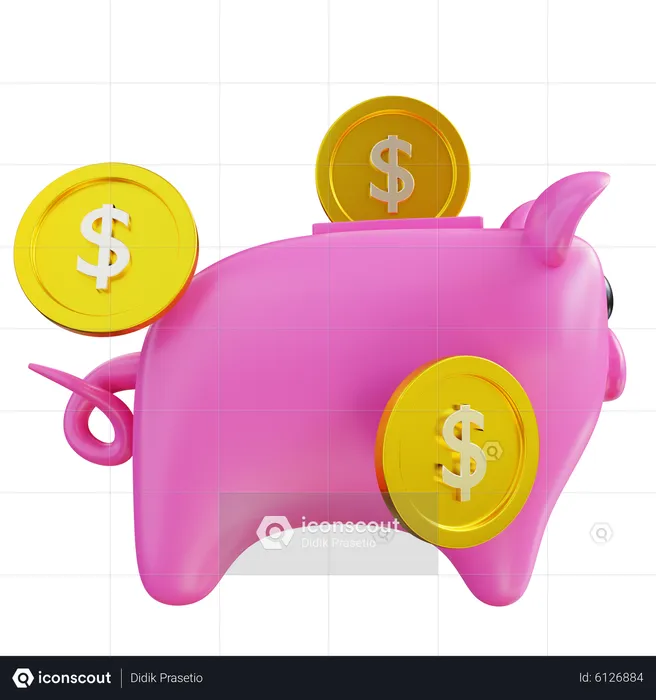 Save Money  3D Icon