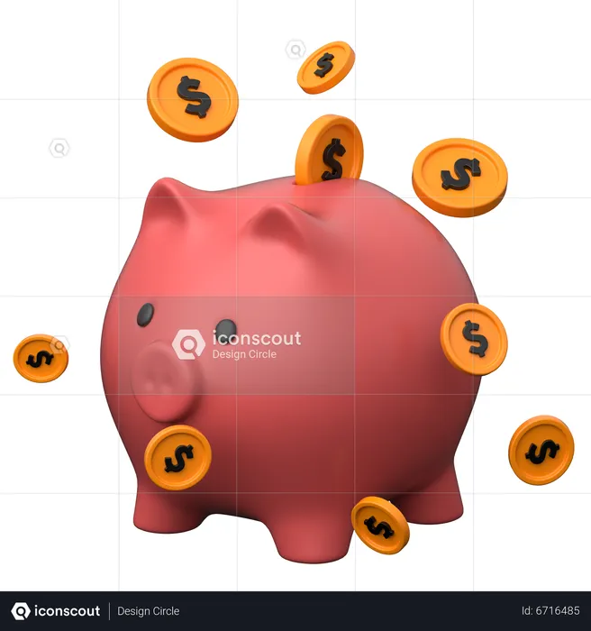 Save Money  3D Icon