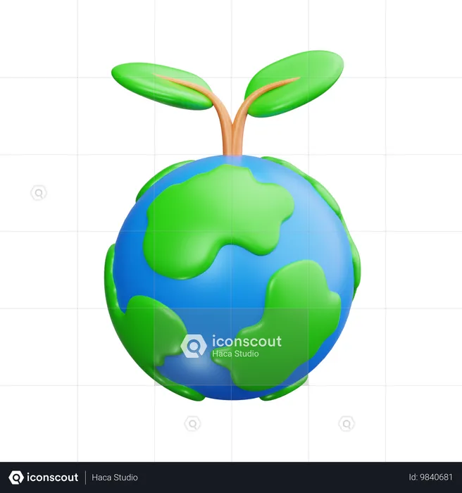 Save Nature  3D Icon