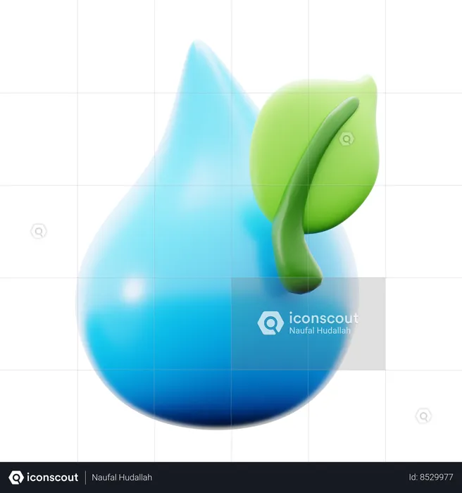 Save Water  3D Icon