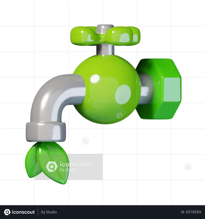 Save Water  3D Icon