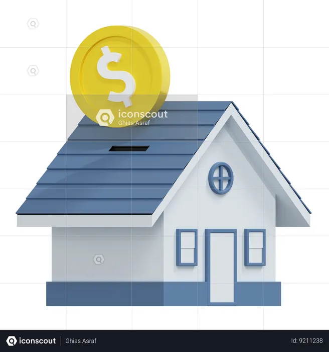 Saving For Property  3D Icon