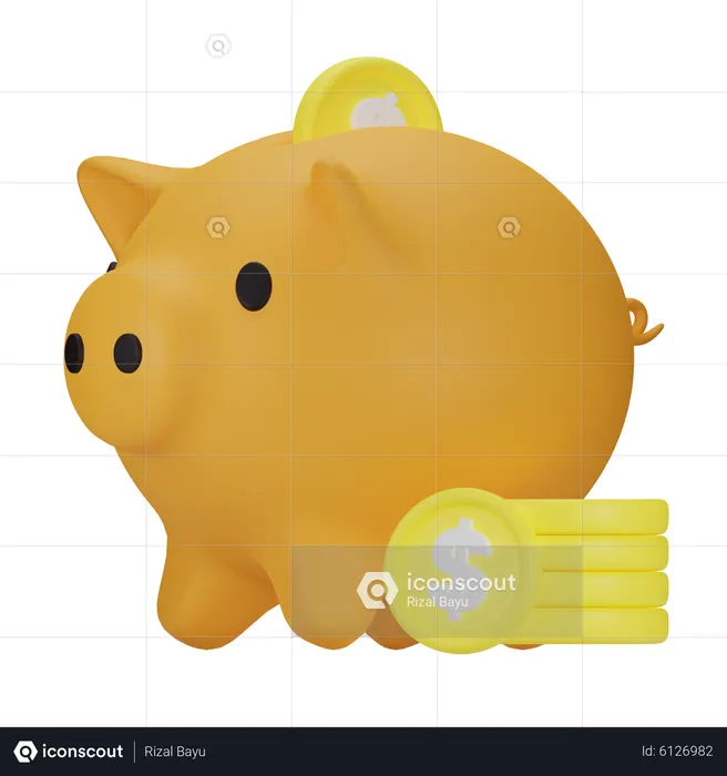 Savings  3D Icon