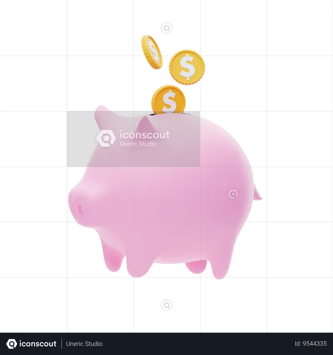 Savings account  3D Icon