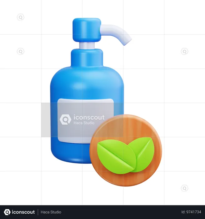 Savon liquide  3D Icon