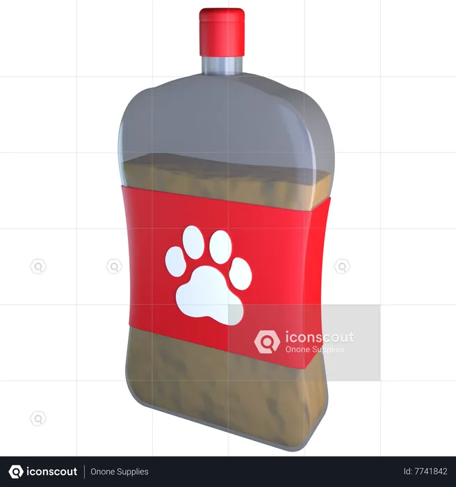 Savon pour animaux de compagnie  3D Icon