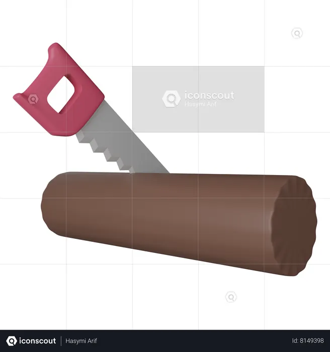 Saw  3D Icon