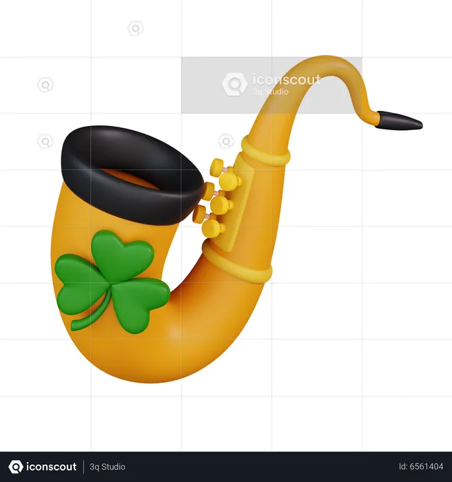 Saxophone  3D Icon