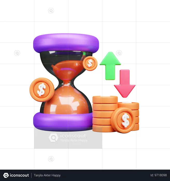 Scadenza del finanziamento  3D Icon